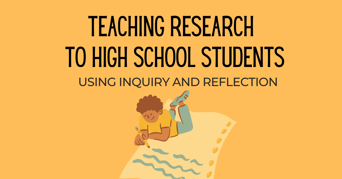 how to teach research skills to high school students